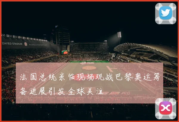 法国总统亲临现场观战巴黎奥运筹备进展引发全球关注